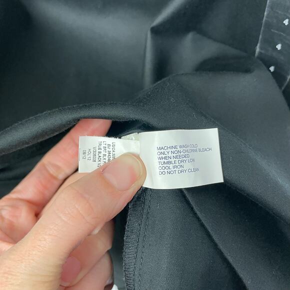 GAP Factory | NWT Black Cotton Blend Short Classic Pencil Skirt - Picture 7 of 7